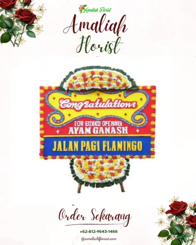Bunga Papan Congratulation di Cibolang Kaler